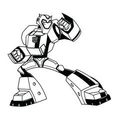 着色页: Bumblebee - 免费可打印着色页
