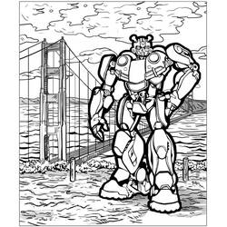 着色页: Bumblebee (超级英雄和超级恶棍) #185138 - 免费可打印着色页