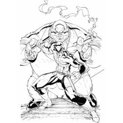 着色页: Daredevil (超级英雄和超级恶棍) #78235 - 免费可打印着色页