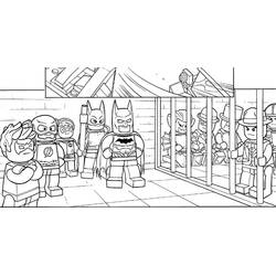 着色页: DC漫画超级英雄 (超级英雄和超级恶棍) #80123 - 免费可打印着色页