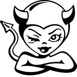 着色页: Devil (超级英雄和超级恶棍) #204123 - 免费可打印着色页