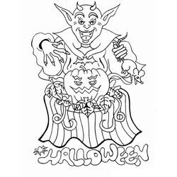 着色页: Devil (超级英雄和超级恶棍) #204144 - 免费可打印着色页