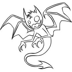 着色页: Devil (超级英雄和超级恶棍) #204155 - 免费可打印着色页