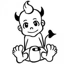 着色页: Devil (超级英雄和超级恶棍) #204161 - 免费可打印着色页