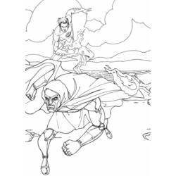 着色页: 神奇四侠 (超级英雄和超级恶棍) #76444 - 免费可打印着色页