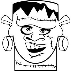 着色页: Frankenstein (超级英雄和超级恶棍) #198928 - 免费可打印着色页