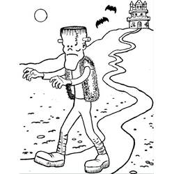 着色页: Frankenstein (超级英雄和超级恶棍) #198936 - 免费可打印着色页