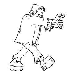 着色页: Frankenstein (超级英雄和超级恶棍) #198949 - 免费可打印着色页