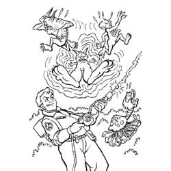着色页: Ghostbusters (超级英雄和超级恶棍) #134015 - 免费可打印着色页