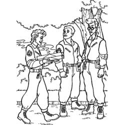 着色页: Ghostbusters (超级英雄和超级恶棍) #134063 - 免费可打印着色页