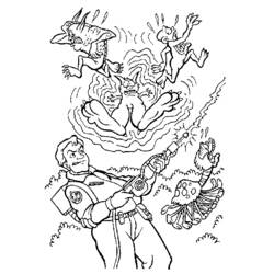 着色页: Ghostbusters - 免费可打印着色页