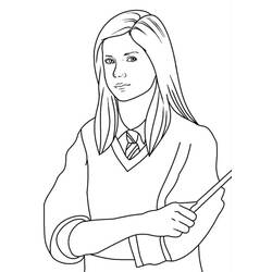 着色页: Ginny Weasley (超级英雄和超级恶棍) #187354 - 免费可打印着色页
