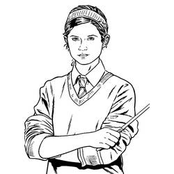 着色页: Ginny Weasley (超级英雄和超级恶棍) #187357 - 免费可打印着色页