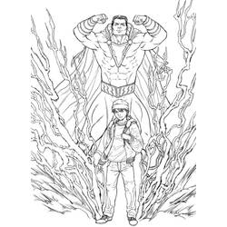 着色页: Shazam (超级英雄和超级恶棍) #208370 - 免费可打印着色页