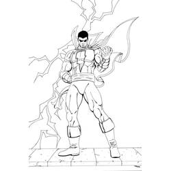 着色页: Shazam (超级英雄和超级恶棍) #208375 - 免费可打印着色页