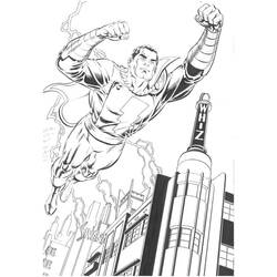 着色页: Shazam (超级英雄和超级恶棍) #208379 - 免费可打印着色页
