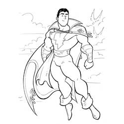 着色页: Shazam (超级英雄和超级恶棍) #208380 - 免费可打印着色页