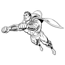 着色页: Shazam (超级英雄和超级恶棍) #208381 - 免费可打印着色页