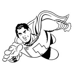 着色页: Shazam (超级英雄和超级恶棍) #208384 - 免费可打印着色页