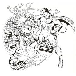着色页: Shazam (超级英雄和超级恶棍) #208390 - 免费可打印着色页