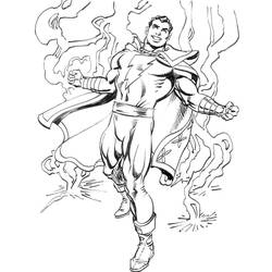 着色页: Shazam (超级英雄和超级恶棍) #208393 - 免费可打印着色页