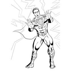 着色页: Shazam (超级英雄和超级恶棍) #208405 - 免费可打印着色页