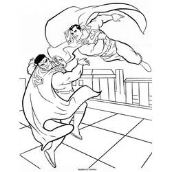着色页: 超人 (超级英雄和超级恶棍) #83704 - 免费可打印着色页
