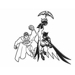 着色页: 超人 (超级英雄和超级恶棍) #83710 - 免费可打印着色页