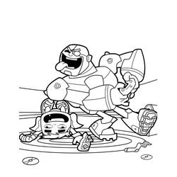 着色页: Teen Titans Go! - 免费可打印着色页