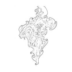 着色页: 霹雳火 (超级英雄和超级恶棍) #81616 - 免费可打印着色页
