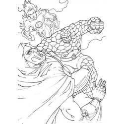 着色页: 霹雳火 (超级英雄和超级恶棍) #81652 - 免费可打印着色页