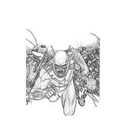 着色页: 蚂蚁人 (超级英雄) #77679 - 免费可打印着色页