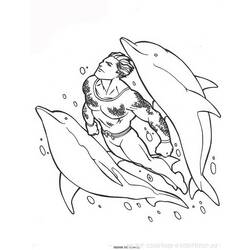着色页: 海王 (超级英雄) #85020 - 免费可打印着色页