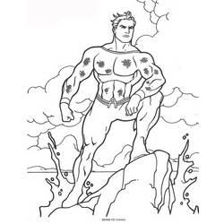 着色页: 海王 (超级英雄) #85028 - 免费可打印着色页