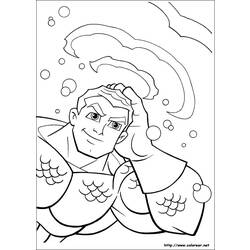 着色页: 海王 (超级英雄) #85051 - 免费可打印着色页