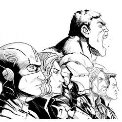 着色页: 复仇者联盟 (超级英雄) #74059 - 免费可打印着色页