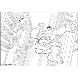 着色页: 复仇者联盟 (超级英雄) #74090 - 免费可打印着色页