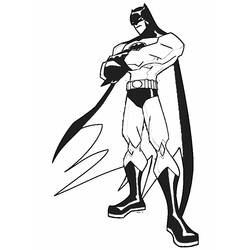 着色页: 蝙蝠侠 (超级英雄) #76827 - 免费可打印着色页
