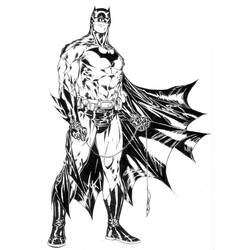 着色页: 蝙蝠侠 (超级英雄) #76828 - 免费可打印着色页