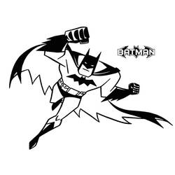 着色页: 蝙蝠侠 (超级英雄) #76830 - 免费可打印着色页