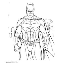 着色页: 蝙蝠侠 (超级英雄) #76835 - 免费可打印着色页