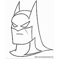 着色页: 蝙蝠侠 (超级英雄) #76840 - 免费可打印着色页