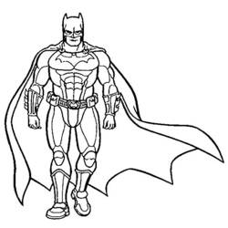 着色页: 蝙蝠侠 (超级英雄) #76843 - 免费可打印着色页