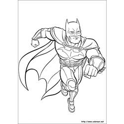 着色页: 蝙蝠侠 (超级英雄) #76863 - 免费可打印着色页