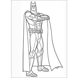 着色页: 蝙蝠侠 (超级英雄) #76872 - 免费可打印着色页