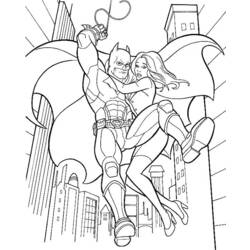 着色页: 蝙蝠侠 (超级英雄) #76881 - 免费可打印着色页