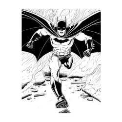 着色页: 蝙蝠侠 (超级英雄) #76952 - 免费可打印着色页