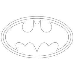 着色页: 蝙蝠侠 (超级英雄) #76958 - 免费可打印着色页
