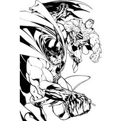 着色页: 蝙蝠侠 (超级英雄) #76965 - 免费可打印着色页
