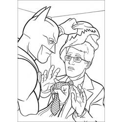 着色页: 蝙蝠侠 (超级英雄) #76973 - 免费可打印着色页